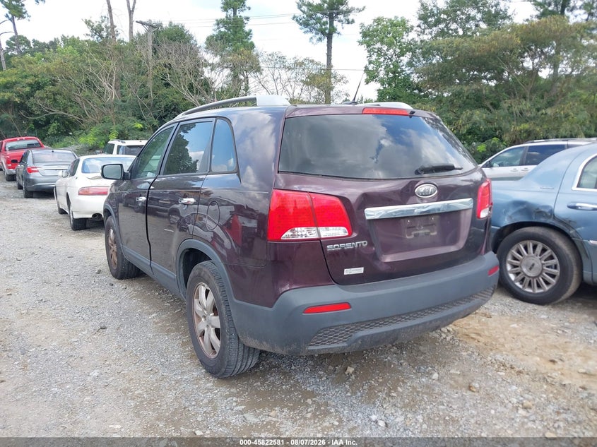 Vin: 5xykt4a24cg250749, lot: 46321462, kia sorento lx v6 20123