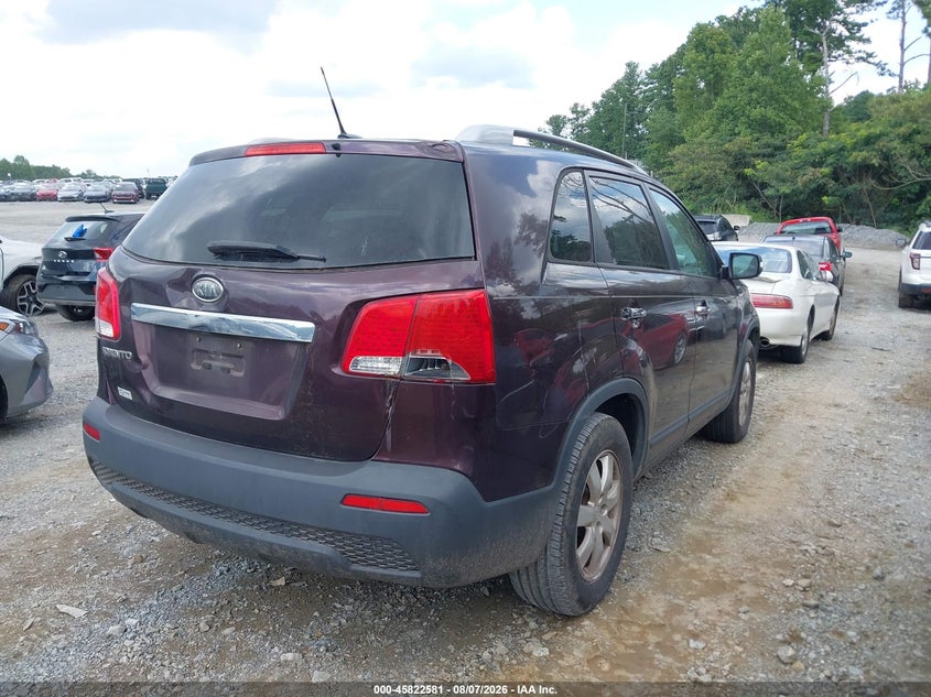 Vin: 5xykt4a24cg250749, lot: 46321462, kia sorento lx v6 20124