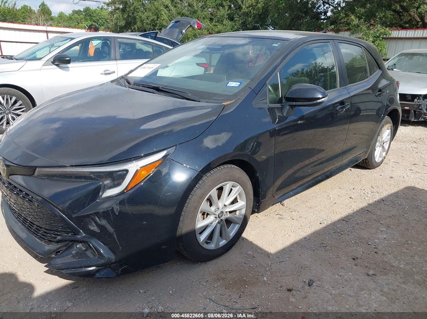 Vin: jtnd4mbe6s3236168, lot: 46321486, toyota corolla se 20252