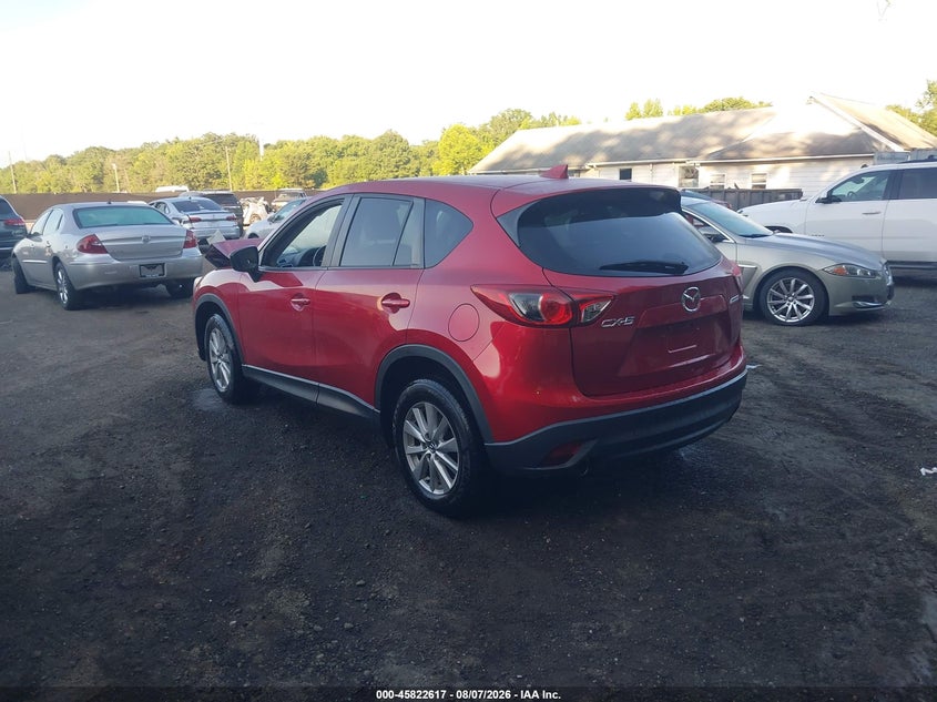 Vin: jm3ke2cy9g0760260, lot: 46321498, mazda cx-5 touring 20163
