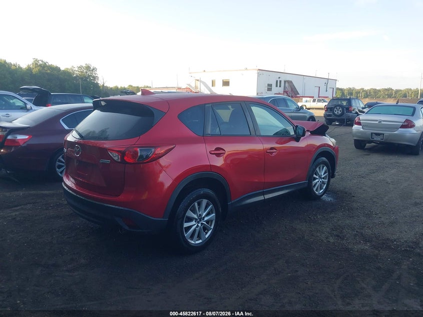 Vin: jm3ke2cy9g0760260, lot: 46321498, mazda cx-5 touring 20164