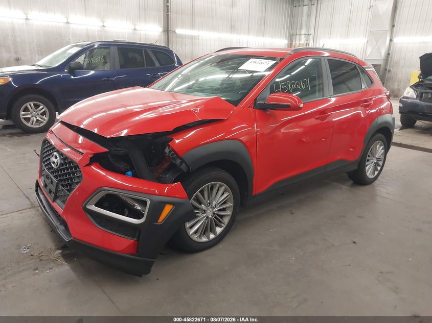 Vin: km8k2caa8lu522721, lot: 46321552, hyundai kona sel 20202