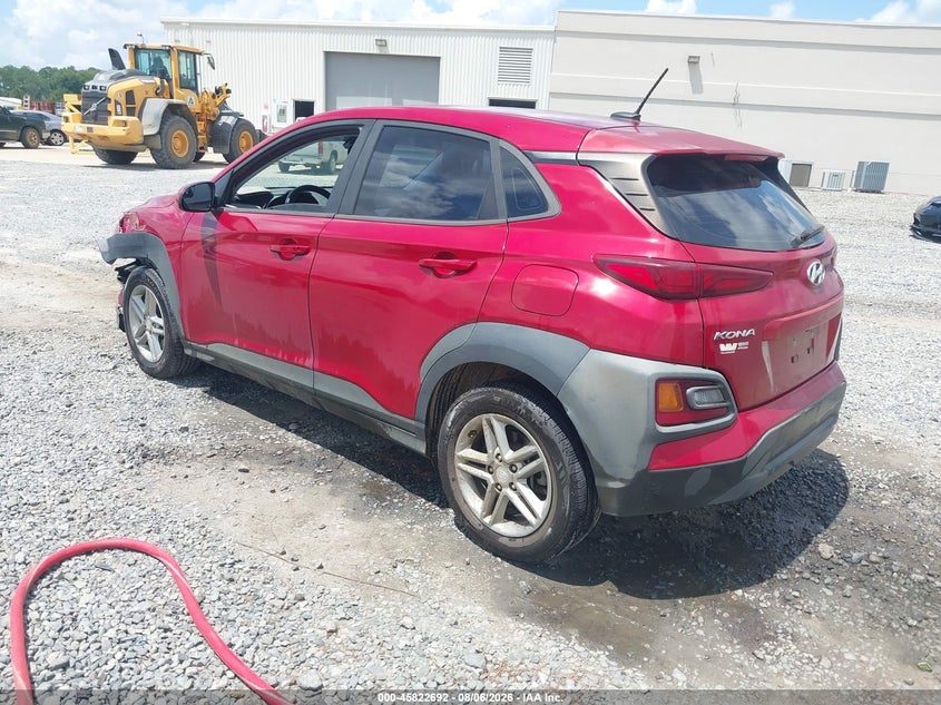 Vin: km8k1caa2ku306655, lot: 46321573, hyundai kona se 20193
