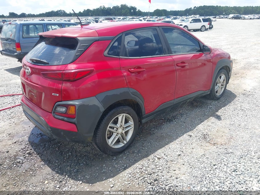 Vin: km8k1caa2ku306655, lot: 46321573, hyundai kona se 20194