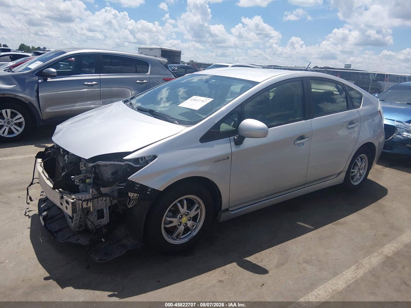 Vin: jtdkn3du9b5340293, lot: 46321588, toyota prius two 20112