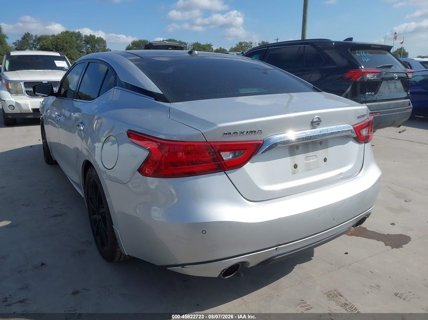 Vin: 1n4aa6ap9hc416449, lot: 46321604, nissan maxima 3.5 platinum 20173