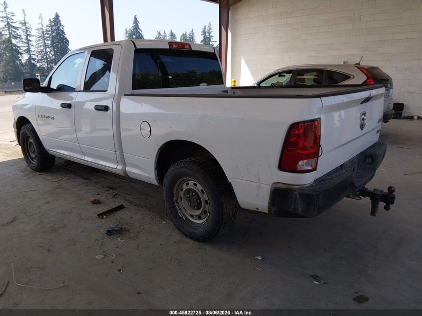 Vin: 1c6rd7fp6cs265594, lot: 46321606, ram 1500 st 20123