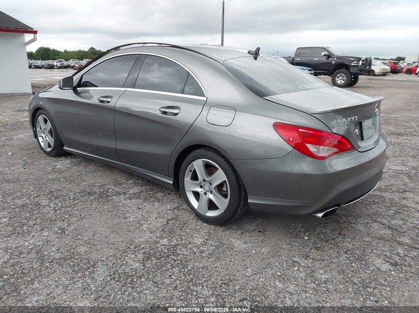 Vin: wddsj4gb2gn393457, lot: 46321616, mercedes-benz cla 250 4matic 20163