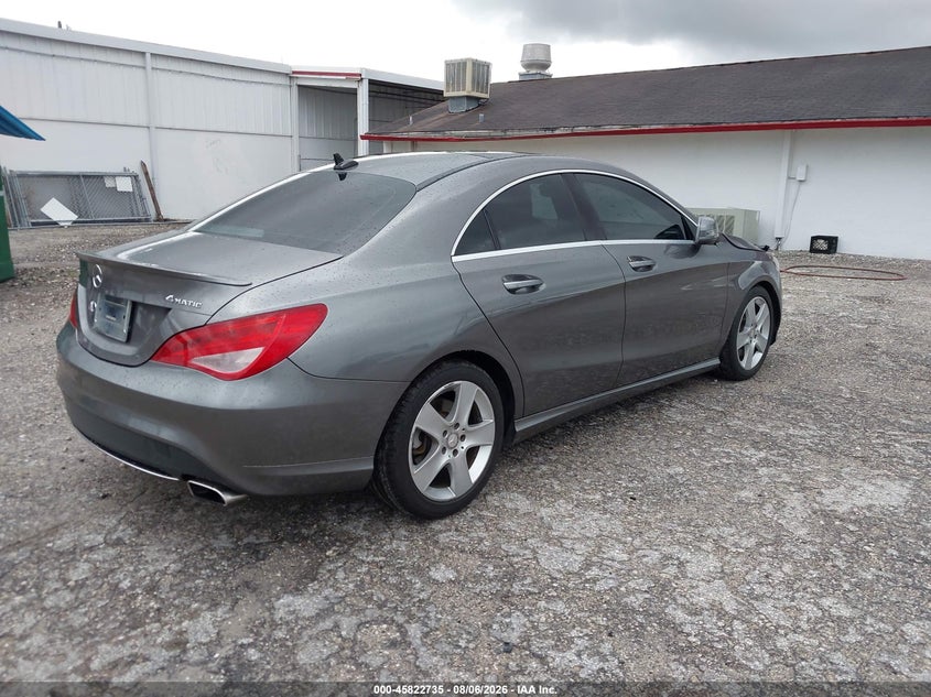 Vin: wddsj4gb2gn393457, lot: 46321616, mercedes-benz cla 250 4matic 20164