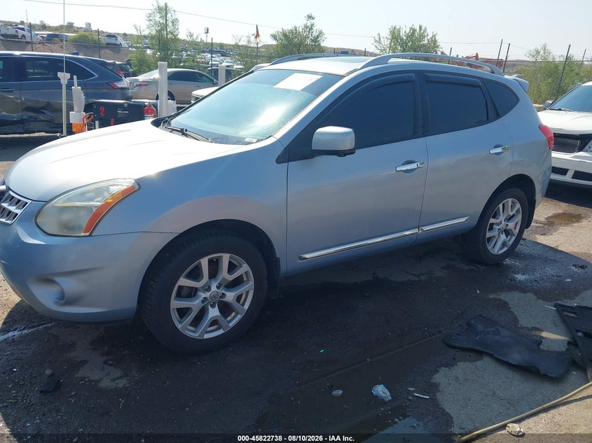 Vin: jn8as5mt3cw271396, lot: 46321618, nissan rogue sv w/sl pkg 20122