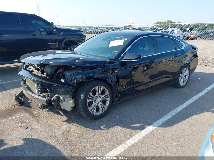 Vin: 2g1125s33e9224601, lot: 46321626, chevrolet impala 2lt 20142