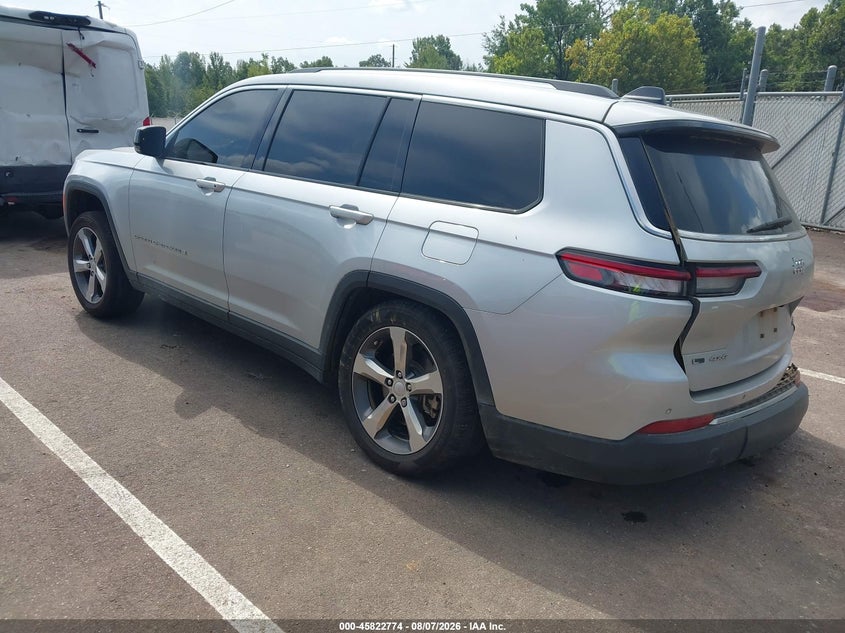 Vin: 1c4rjkbg2n8513186, lot: 46321655, jeep grand cherokee l limited 4x4 20223
