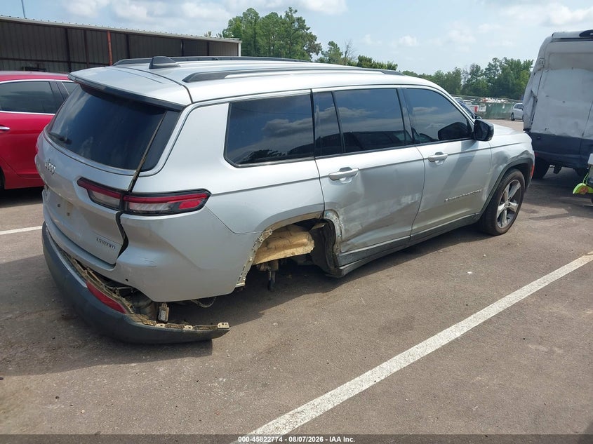 Vin: 1c4rjkbg2n8513186, lot: 46321655, jeep grand cherokee l limited 4x4 20224