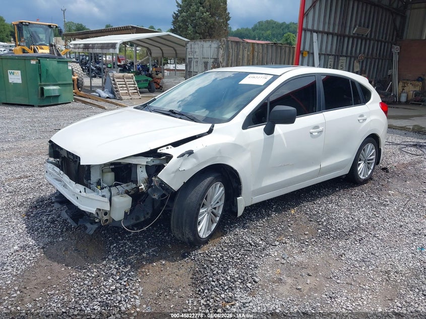 Vin: jf1gpad6xch208574, lot: 46321659, subaru impreza 2.0i premium 20122