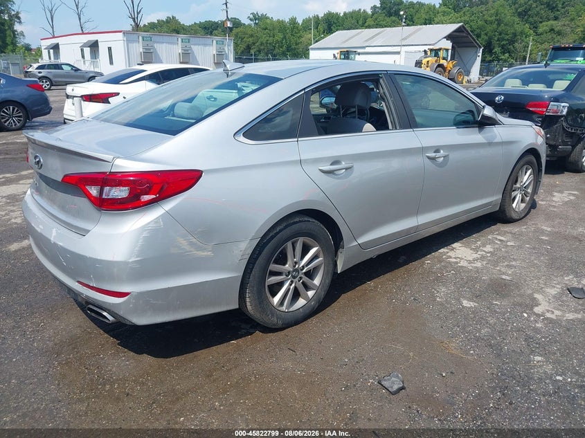 Vin: 5npe24afxgh405659, lot: 46321680, hyundai sonata 20164