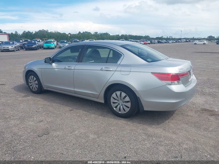 Vin: 1hgcp2f37ca122098, lot: 46321699, honda accord sdn lx 20123