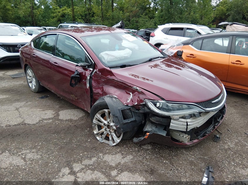 Vin: 1c3cccab3fn693295, lot: 46321715, chrysler 200 limited 2015 img_1