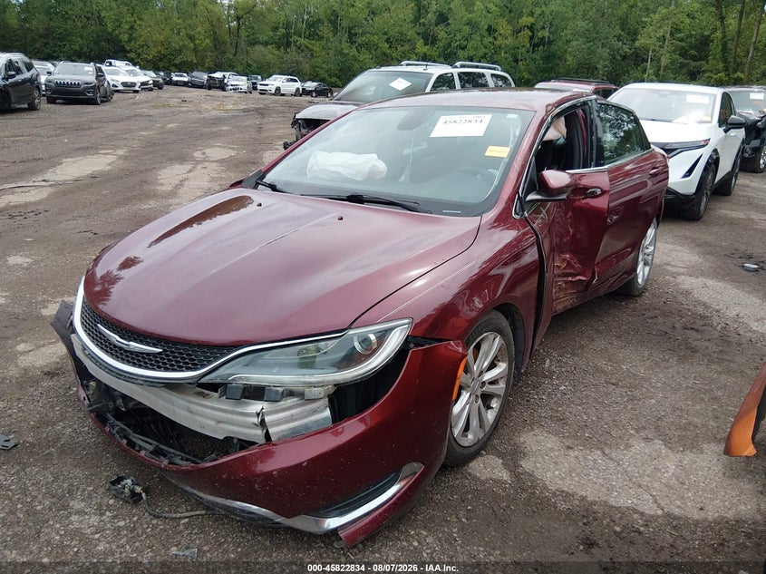 Vin: 1c3cccab3fn693295, lot: 46321715, chrysler 200 limited 20152