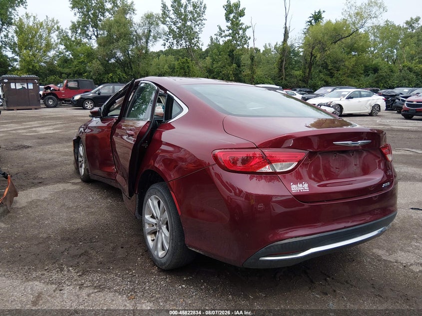 Vin: 1c3cccab3fn693295, lot: 46321715, chrysler 200 limited 20153