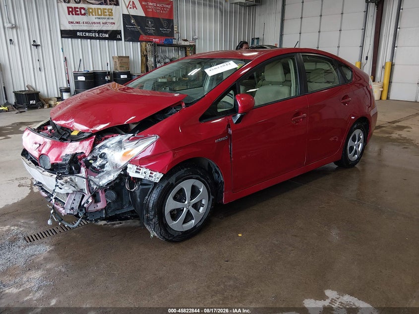 2012 TOYOTA PRIUS auction photo 2
