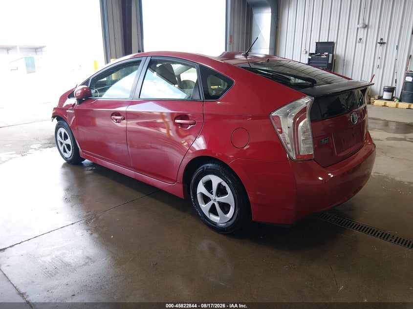 2012 TOYOTA PRIUS auction photo 3