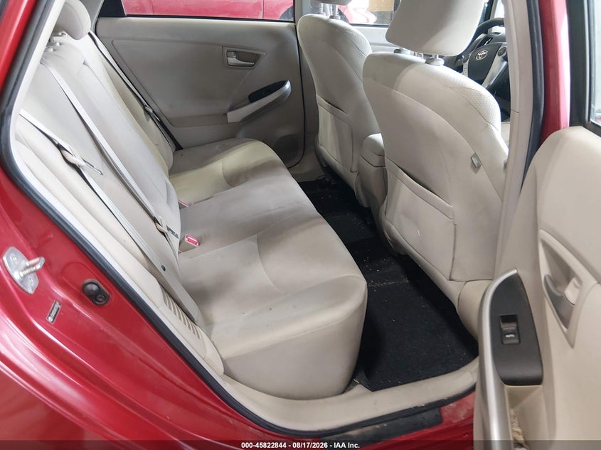2012 TOYOTA PRIUS auction photo 8