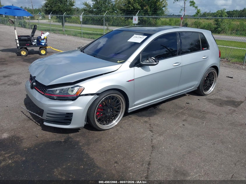 Vin: 3vw447au8hm072568, lot: 46321746, volkswagen golf gti autobahn 4-door/s 4-door/se 4-door/sport 4-door 20172