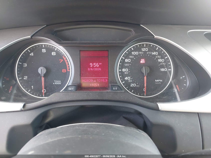 2010 AUDI A4 SEDAN 2.0L I-4 DI, DOHC, VVT, TURBO, 211HP