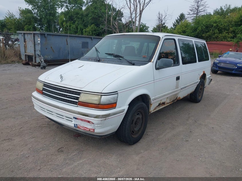 1992 PLYMOUTH GRAND VOYAGER auction photo 2