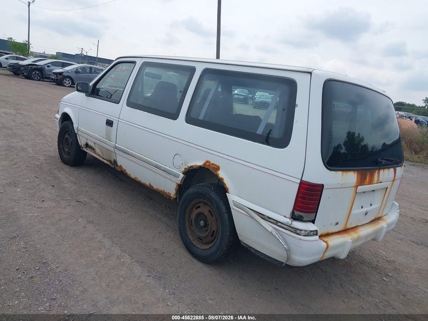 1992 PLYMOUTH GRAND VOYAGER auction photo 3