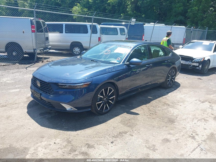 Vin: 1hgcy2f88sa011387, lot: 46321790, honda accord hybrid touring 20252