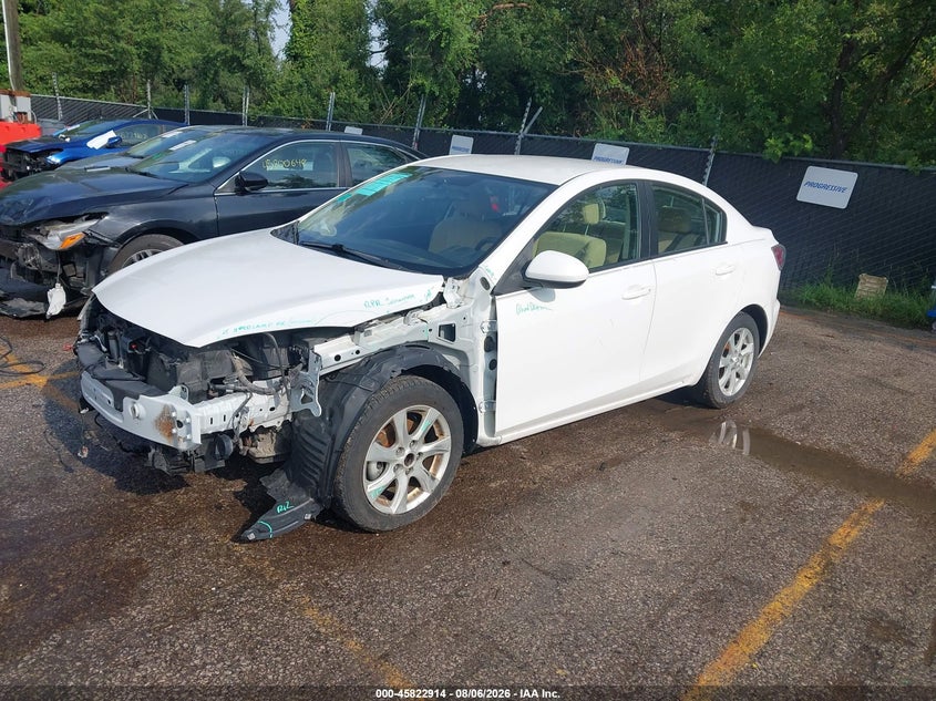 Vin: jm1bl1sf1a1239530, lot: 46321795, mazda mazda3 i touring 20102