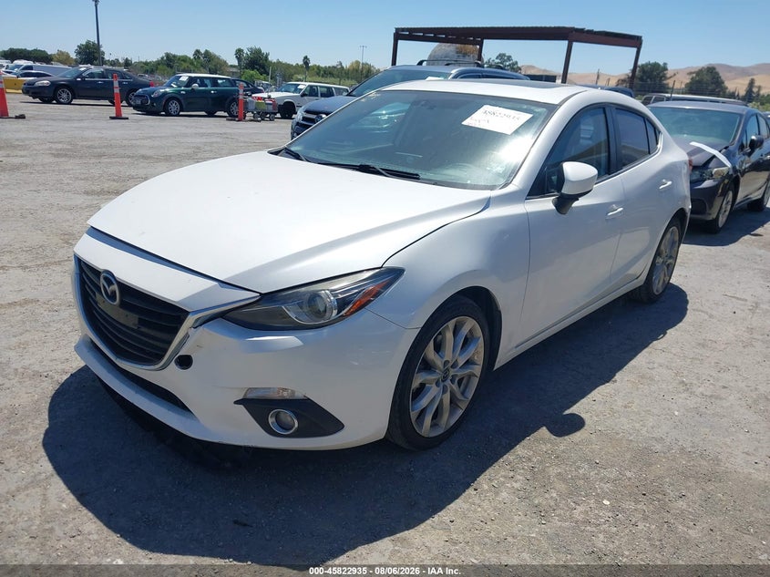 Vin: jm1bm1w34f1227988, lot: 46321816, mazda mazda3 s grand touring 20152