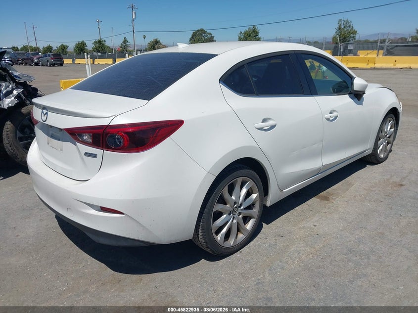 Vin: jm1bm1w34f1227988, lot: 46321816, mazda mazda3 s grand touring 20154