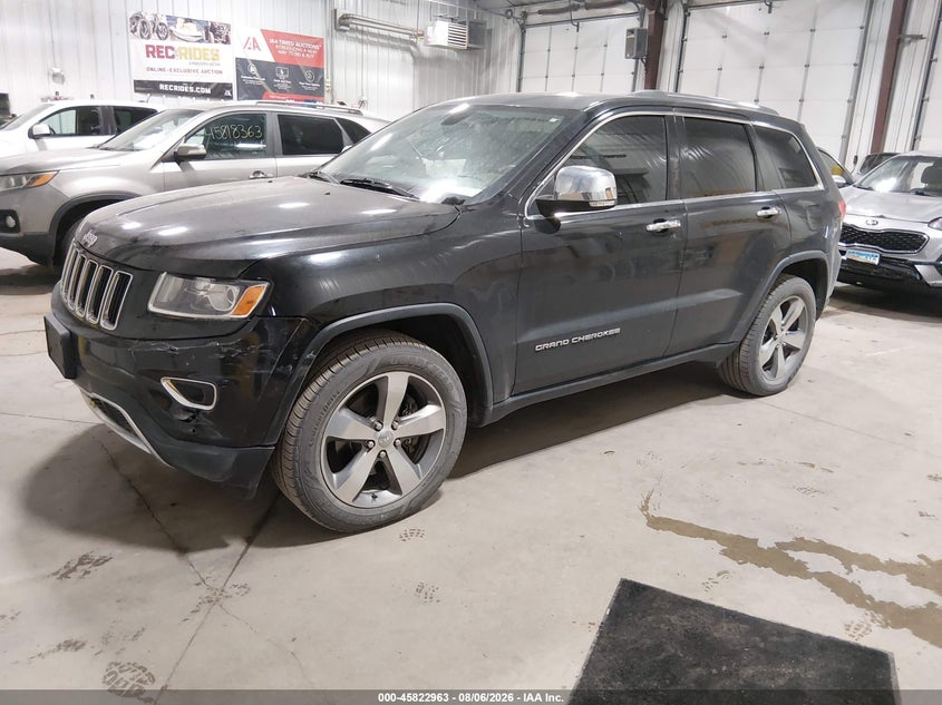 Vin: 1c4rjfbt5ec108540, lot: 46321844, jeep grand cherokee limited 20142