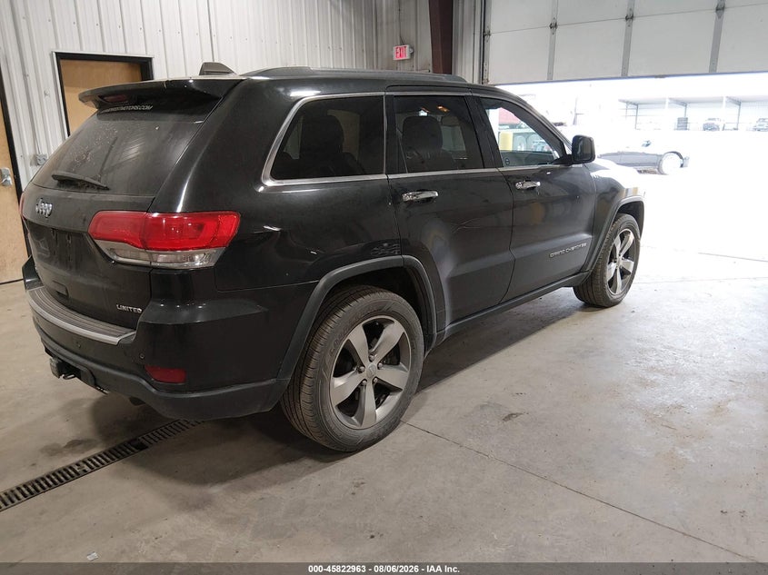 Vin: 1c4rjfbt5ec108540, lot: 46321844, jeep grand cherokee limited 20144