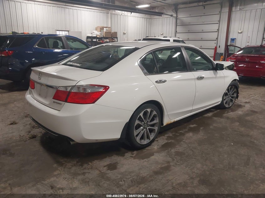 Vin: 1hgcr2f57da176790, lot: 46321857, honda accord sport 20134
