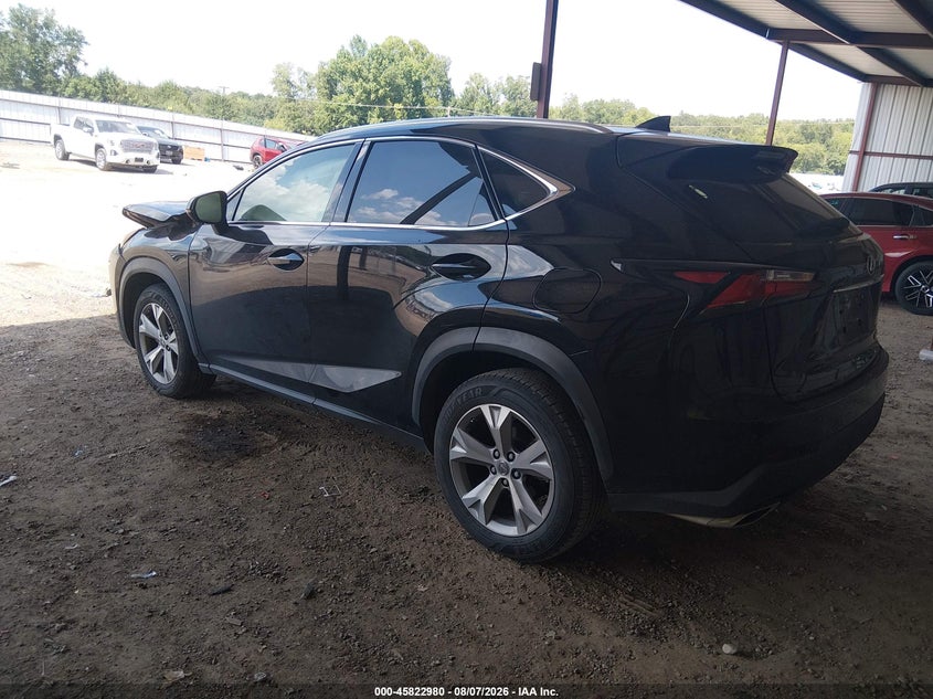Vin: jtjyarbz3h2069682, lot: 46321861, lexus nx 200t 20173