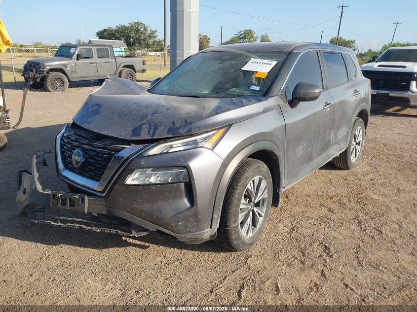 Vin: 5n1bt3ba1pc876913, lot: 46321881, nissan rogue sv fwd 20232