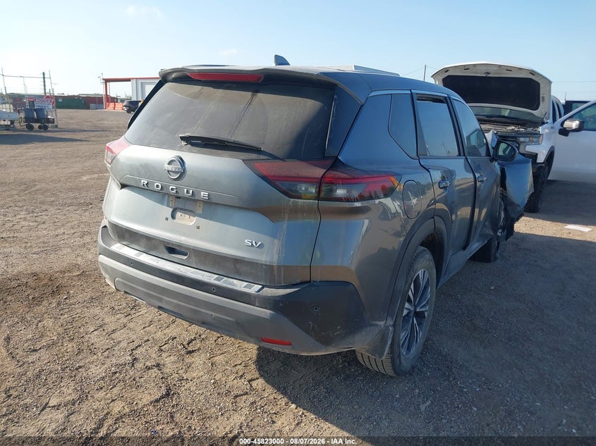 Vin: 5n1bt3ba1pc876913, lot: 46321881, nissan rogue sv fwd 20234