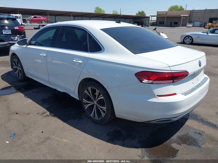Vin: 1vwsa7a30mc008642, lot: 46321887, volkswagen passat 2.0t se 20213