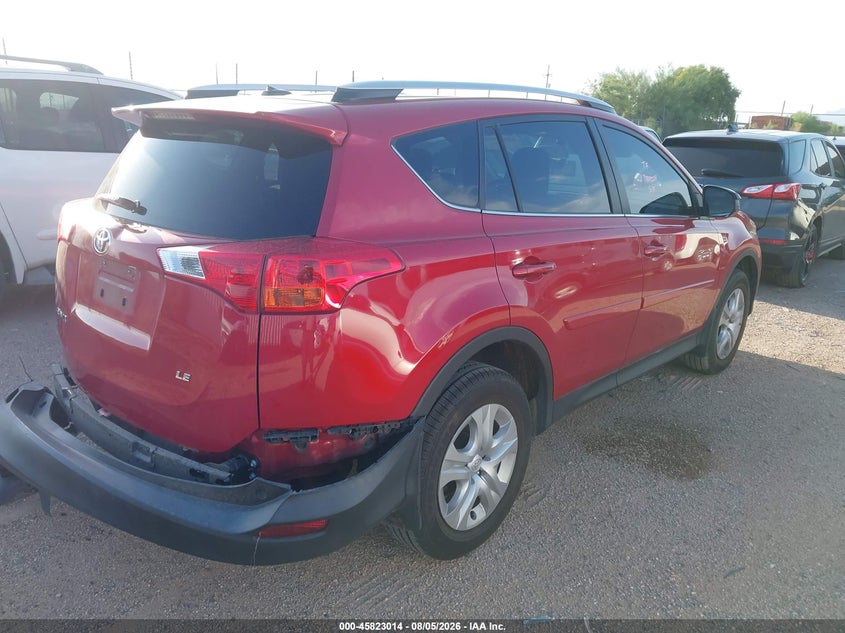 Vin: jtmzfrev9fj031538, lot: 46321895, toyota rav4 le 20154