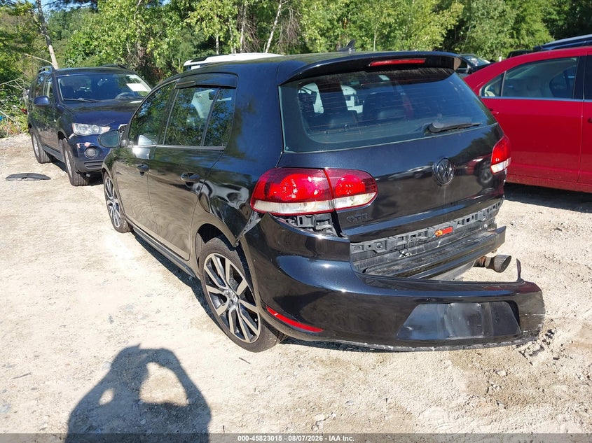 Vin: wvwhd7aj3cw036967, lot: 46321896, volkswagen gti 4-door autobahn 20123