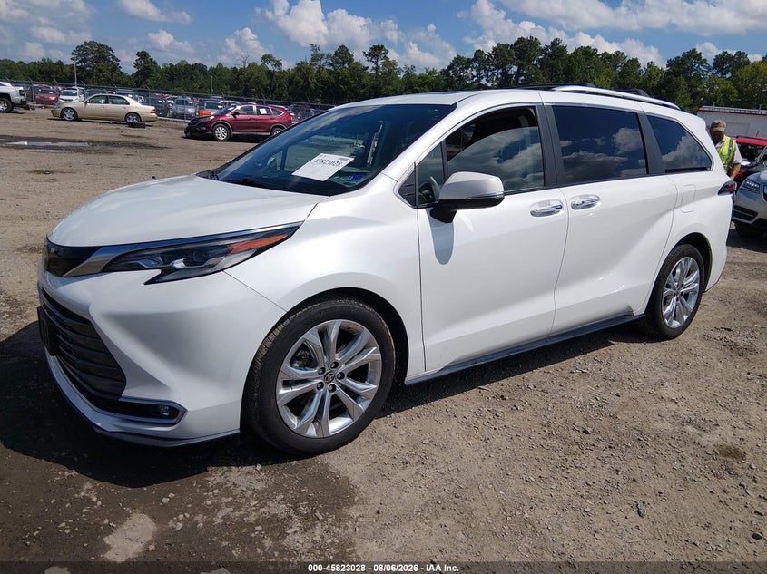 Vin: 5tderkec3ns093577, lot: 46321909, toyota sienna platinum 20222