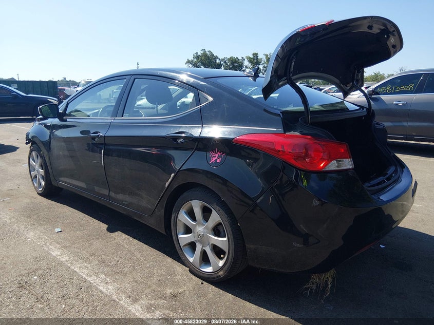 Vin: kmhdh4ae1du022269, lot: 46321910, hyundai elantra limited 20133