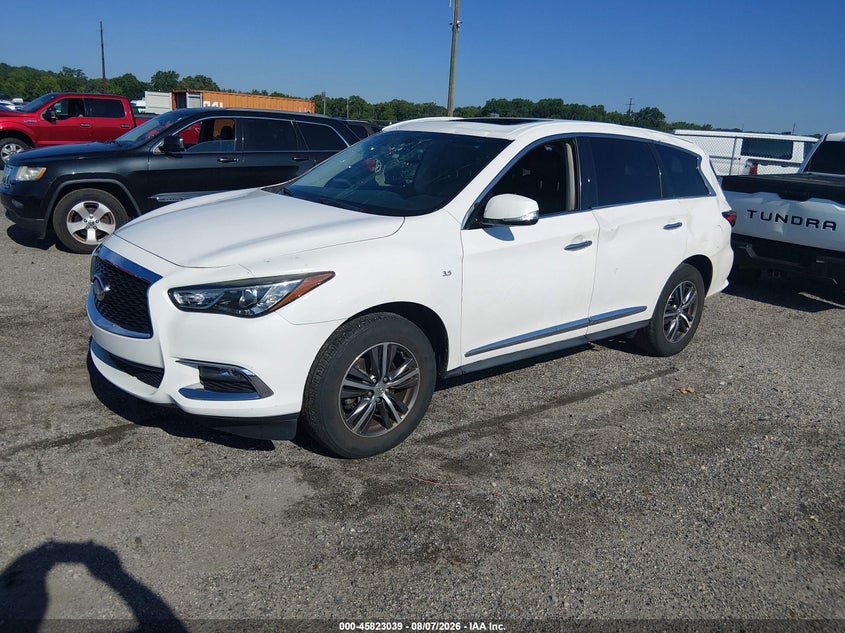 Vin: 5n1dl0mmxjc530087, lot: 46321920, infiniti qx60 20182