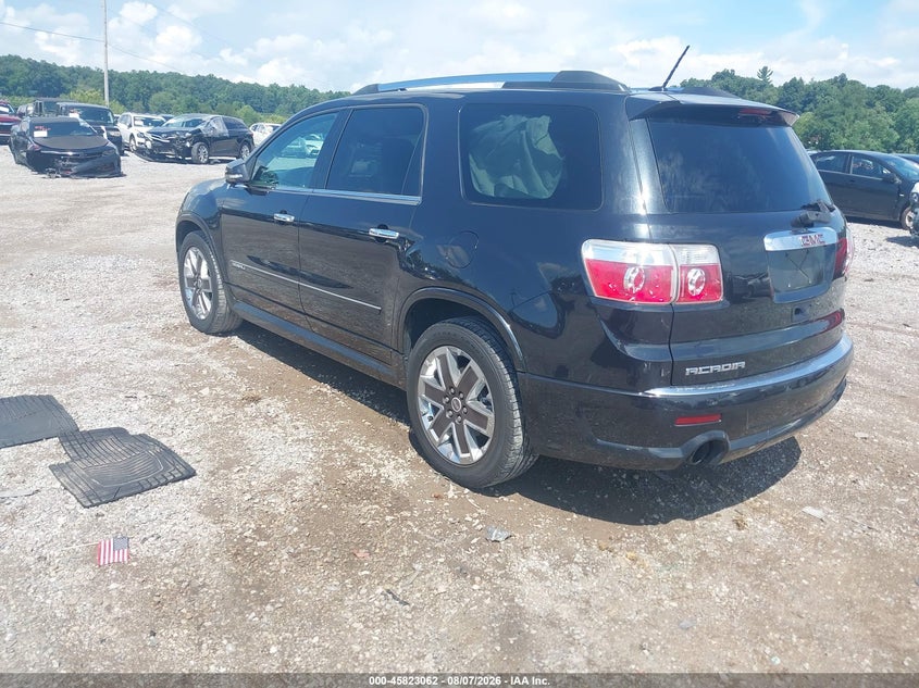 Vin: 1gkkvted4cj413842, lot: 46321943, gmc acadia denali 20123