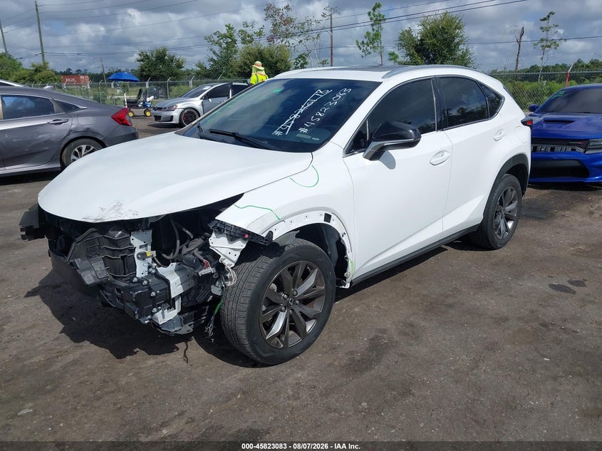 Vin: jtjsarbz3m2202277, lot: 46321964, lexus nx 300 f sport 20212