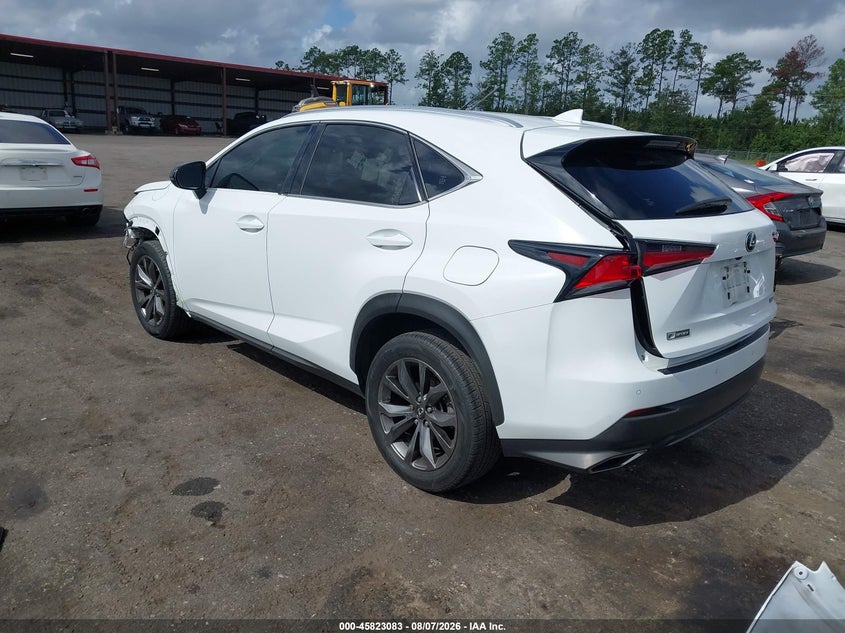 Vin: jtjsarbz3m2202277, lot: 46321964, lexus nx 300 f sport 20213