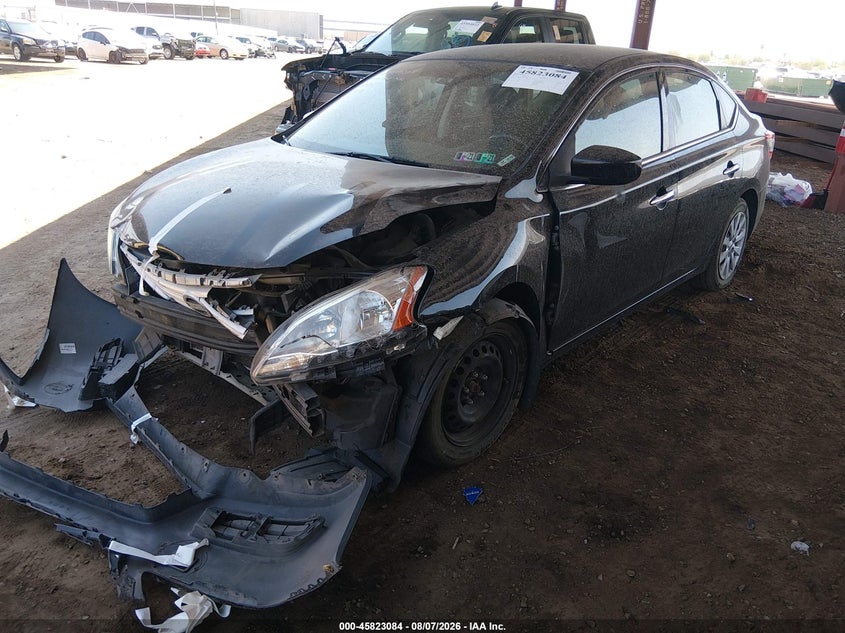 Vin: 3n1ab7ap4ey303091, lot: 46321965, nissan sentra sv 20142